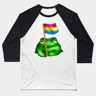 Pansexual LGBTQ Frog Baseball T-Shirt